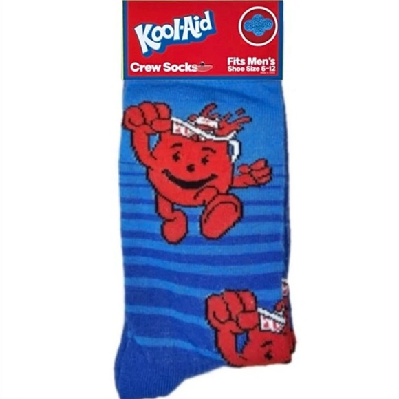 *3/$15* Mens Kraft Kool-Aid Man Socks - Picture 1 of 5